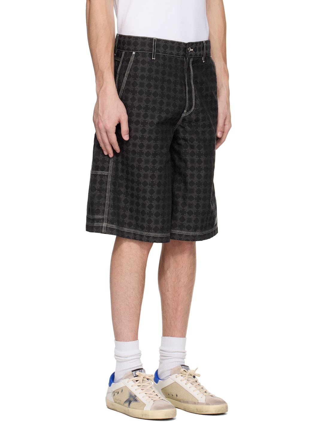 Black MA Quad Work Shorts - 2