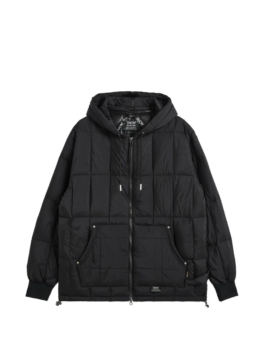 quilted hooded jacket - 1