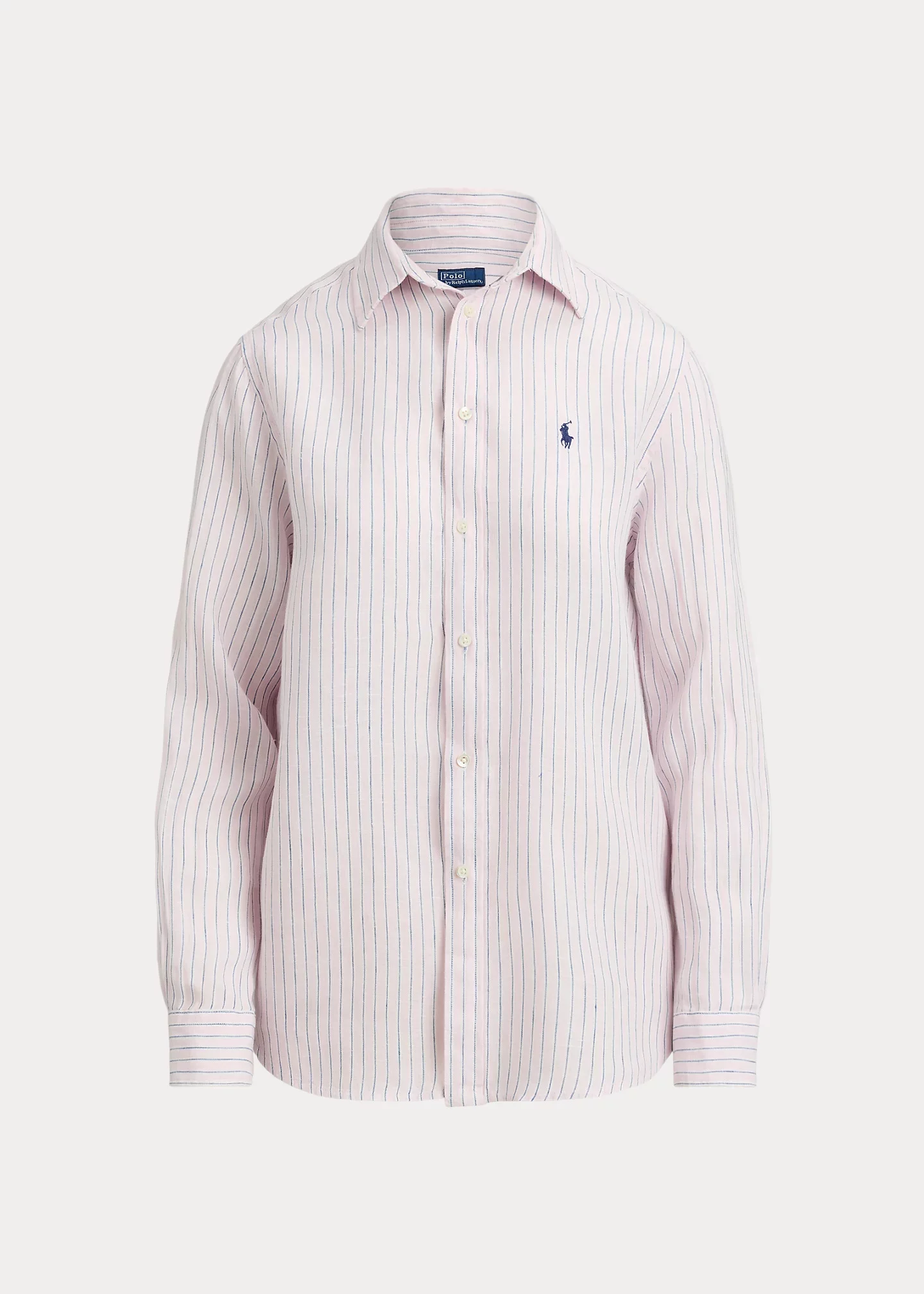 Classic Fit Striped Linen Shirt - 1