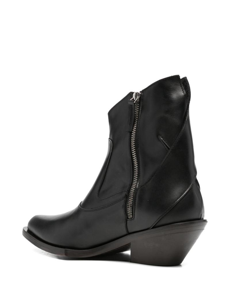 Western 1 leather cowboy boots 3