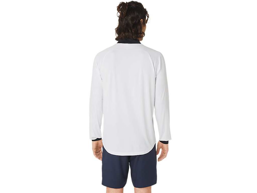 MEN'S COURT LONG SLEEVE 1/2 ZIP TOP - 2