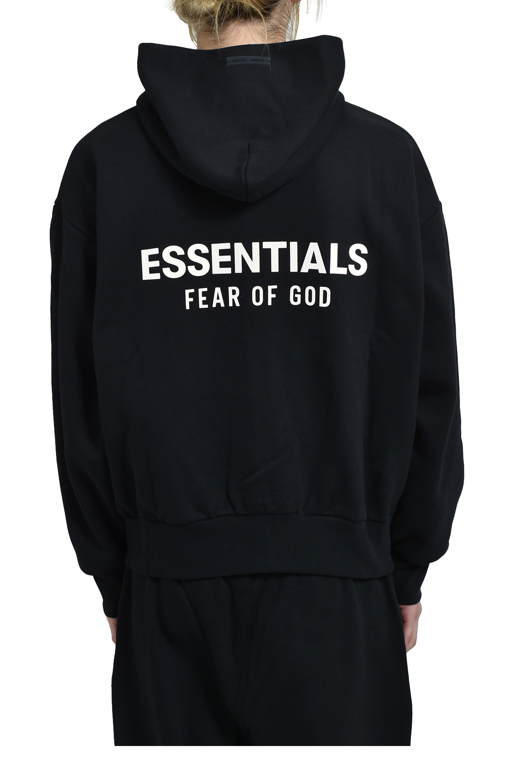 CLASSIC FIT FLEECE ZIP UP HOODIE / JET BLK - 2