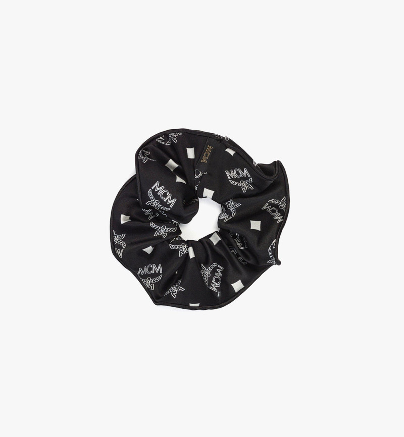 MCM Monogram Print Silk Scrunchie outlook