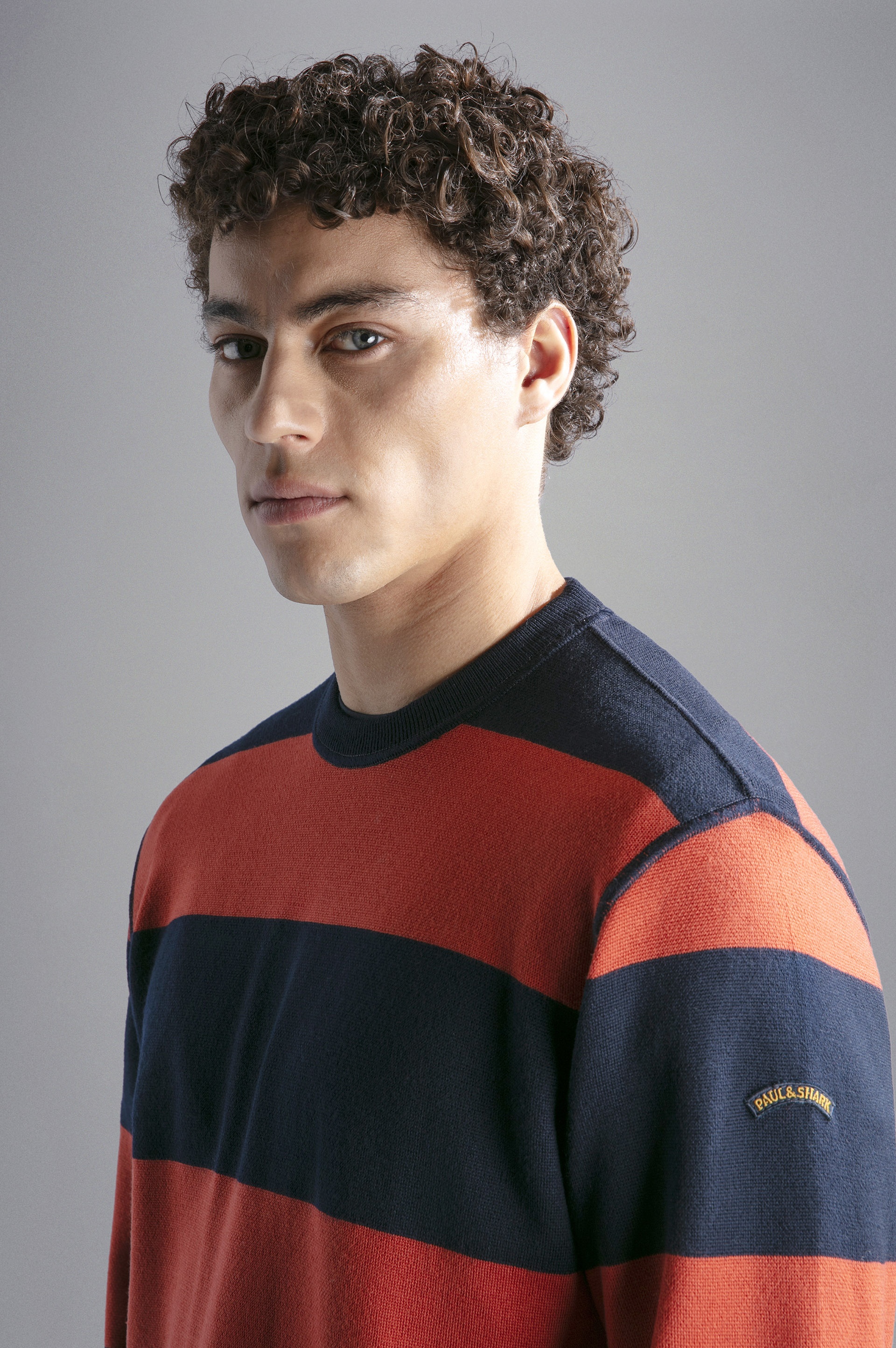 WOOL SWEATER WITH STRIPED PATTERN - 4