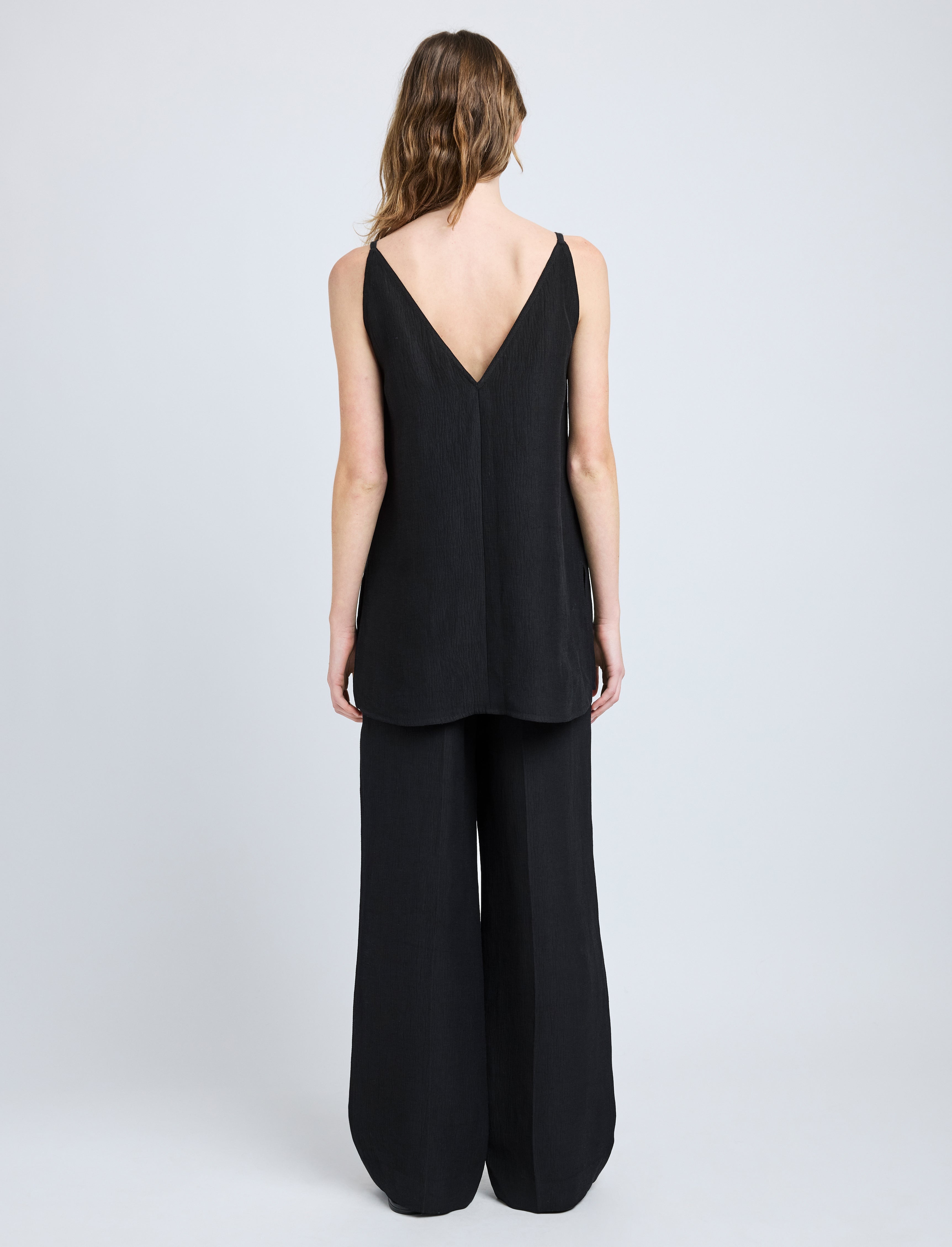 Mitchell Top in Cotton Viscose Linen - 5