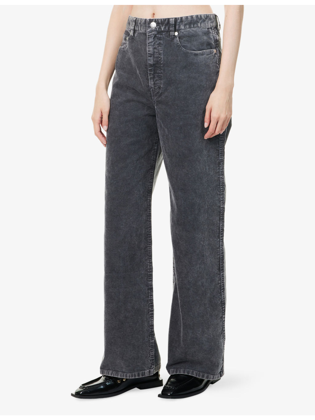 Sashelly Wide-Leg Stretch-Cotton Trousers - 3