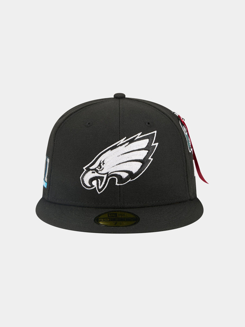 PHILADELPHIA EAGLES X ALPHA X NEW ERA 59FIFTY FITTED CAP 3