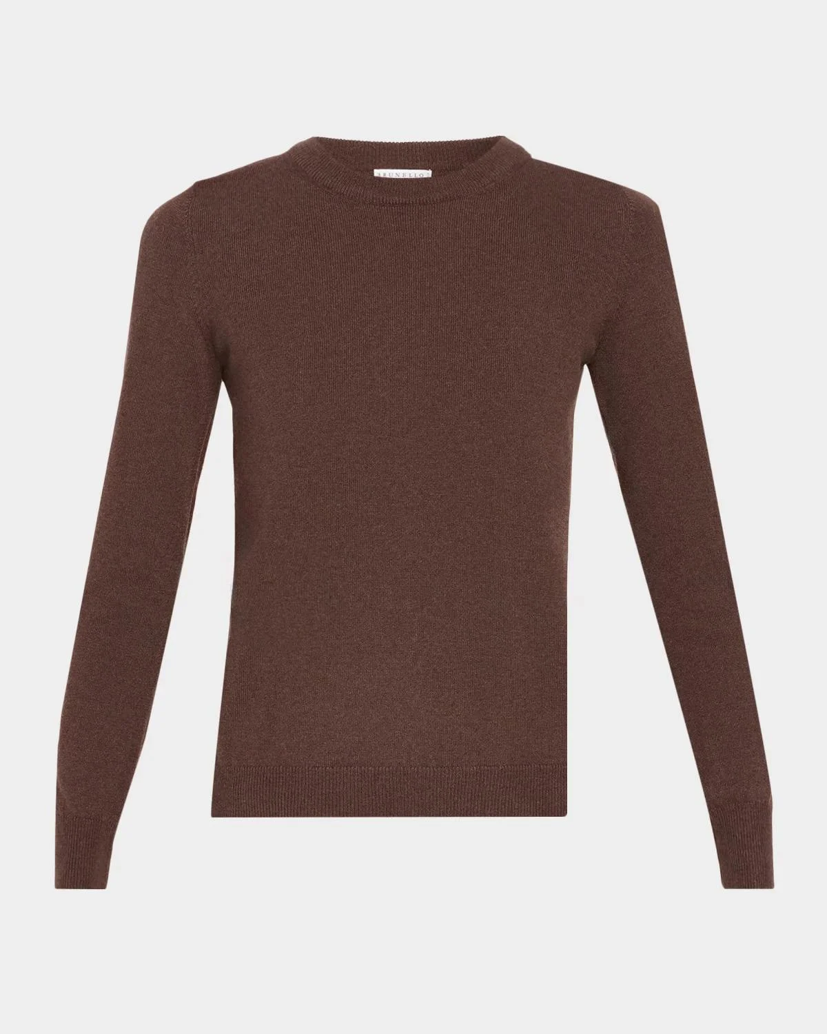 Cashmere Rib Crewneck Sweater - 1