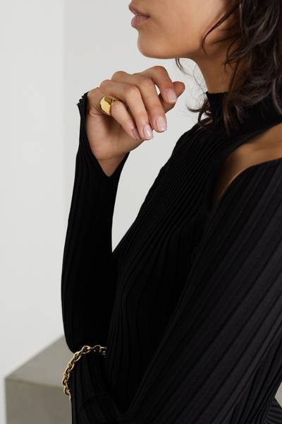 Sophie Buhai Cigar gold vermeil ring outlook