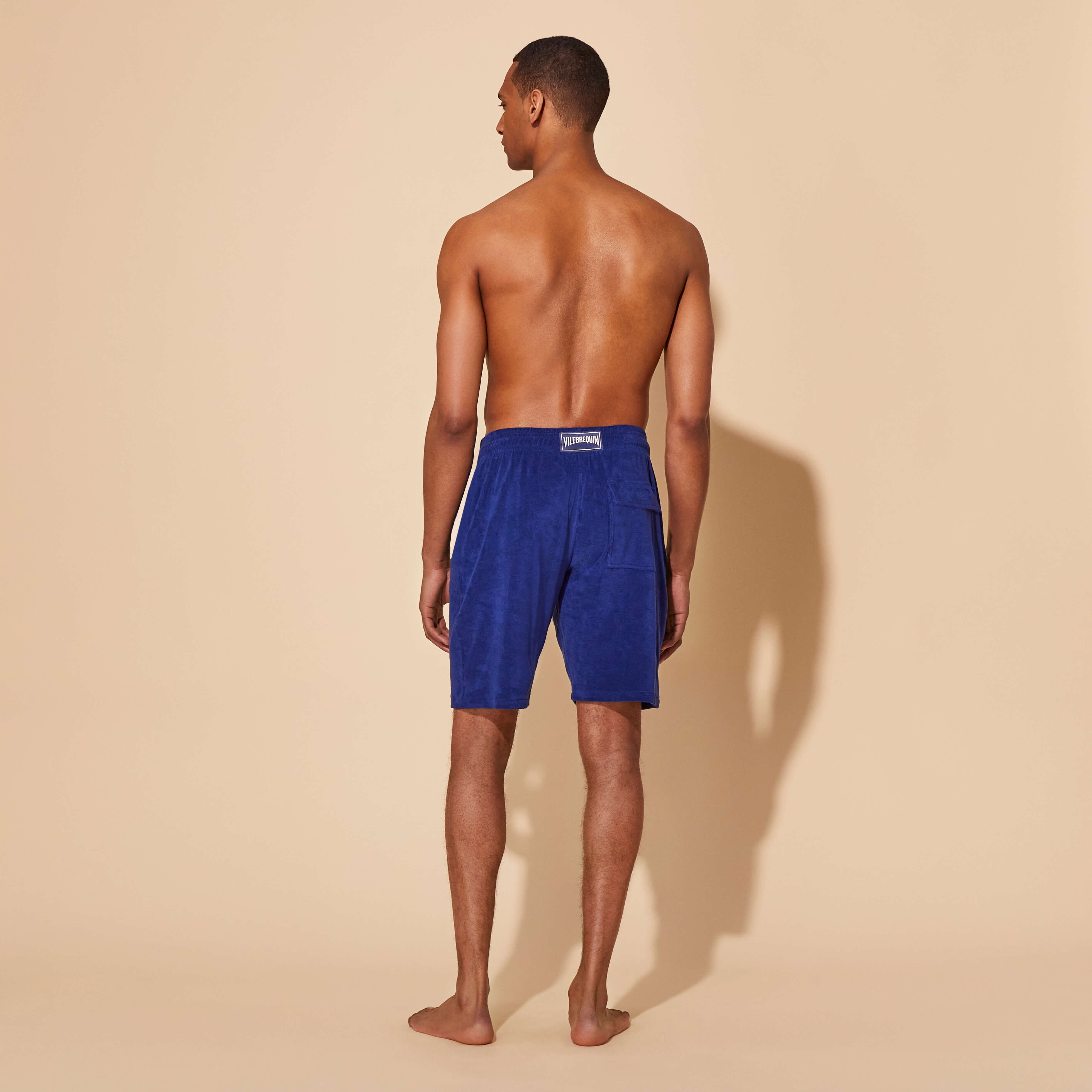 Unisex Terry Bermuda Shorts Solid - 5