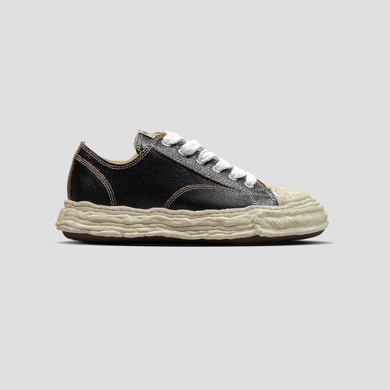 PETERSON 23 OG SOLE LOW-TOP CRACK LEATHER SNEAKERS - 1