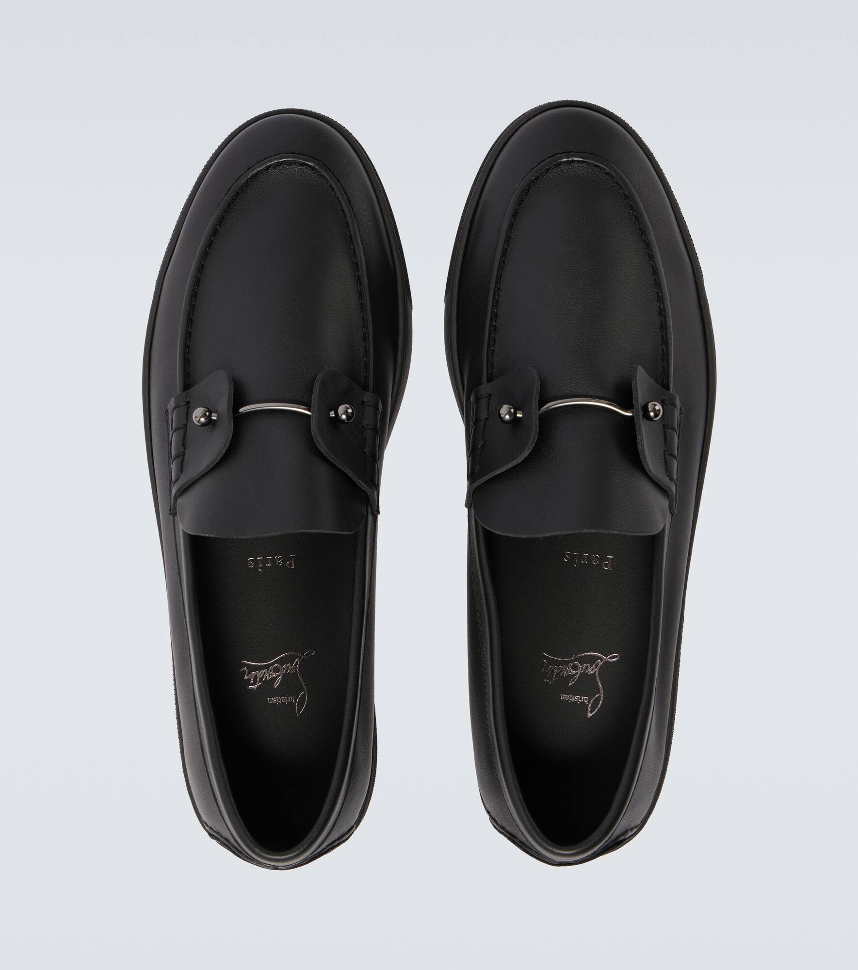 Chambeliboat leather slip-on shoes - 4