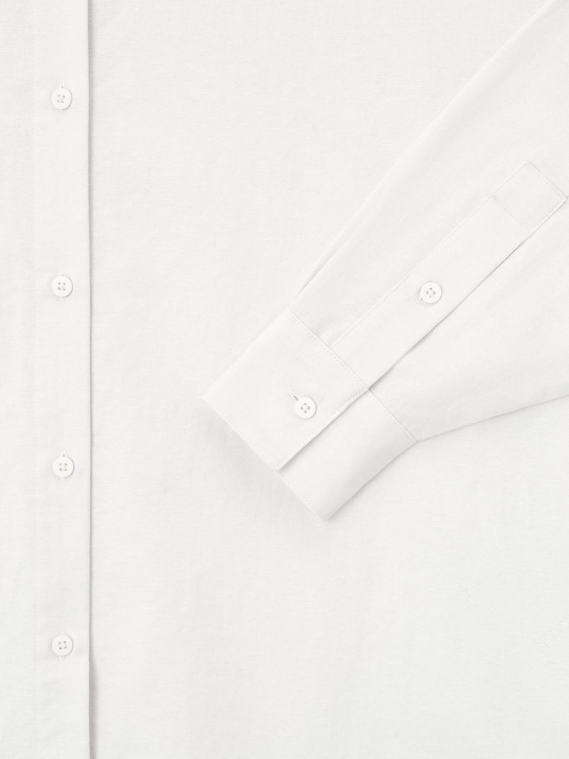 ESSENTIALS Womens Relaxed Oxford Shirt outlook