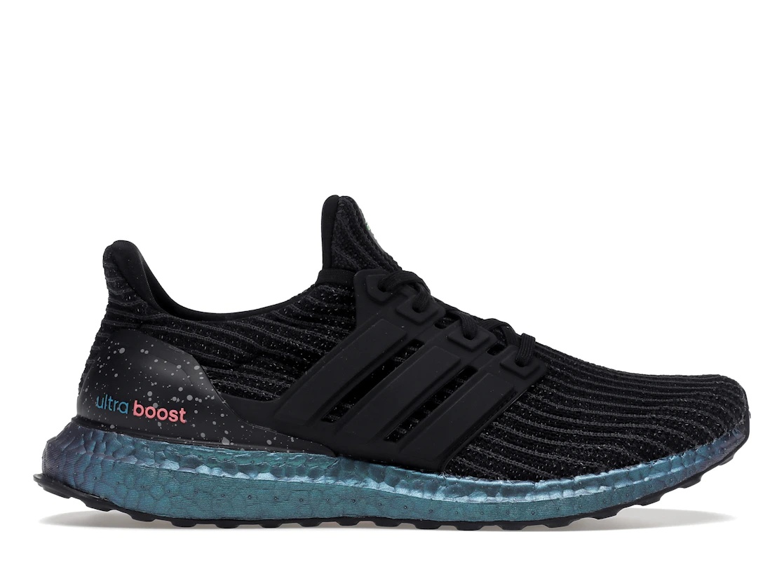 adidas Ultra Boost Black Green Zest - 1