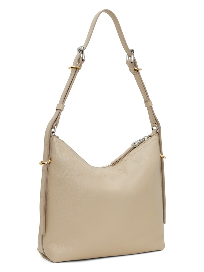 Beige Small Voyou Crossbody Bag 3