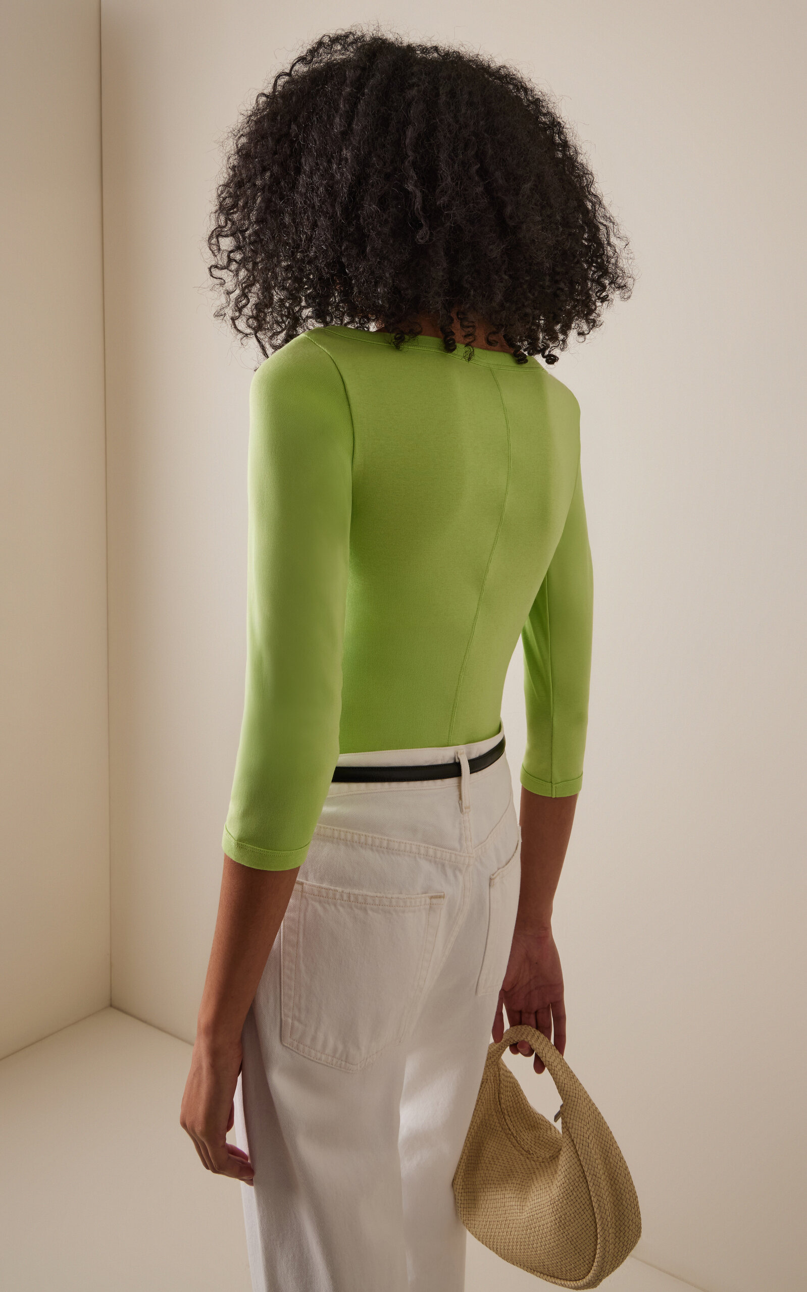 Exclusive Riviera Steffi Cotton T-Shirt green - 4