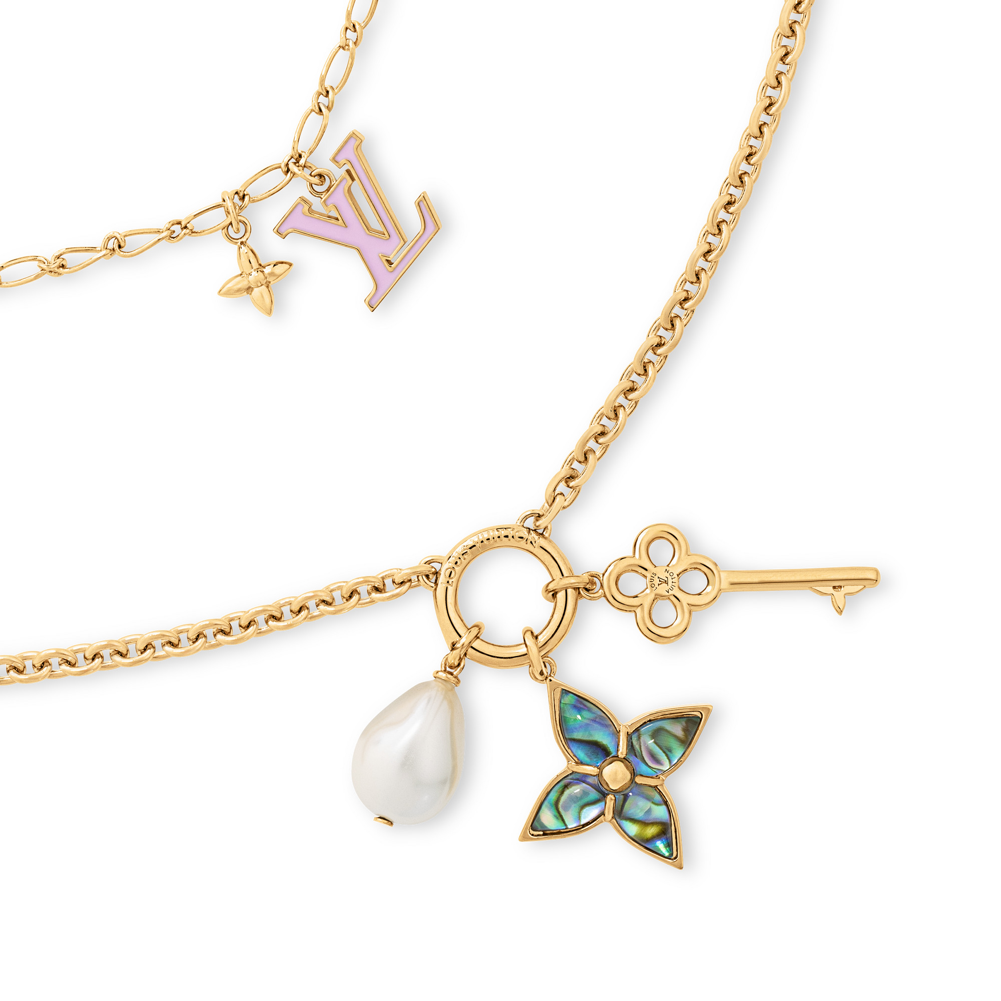 LV Layer Color Necklace - 2