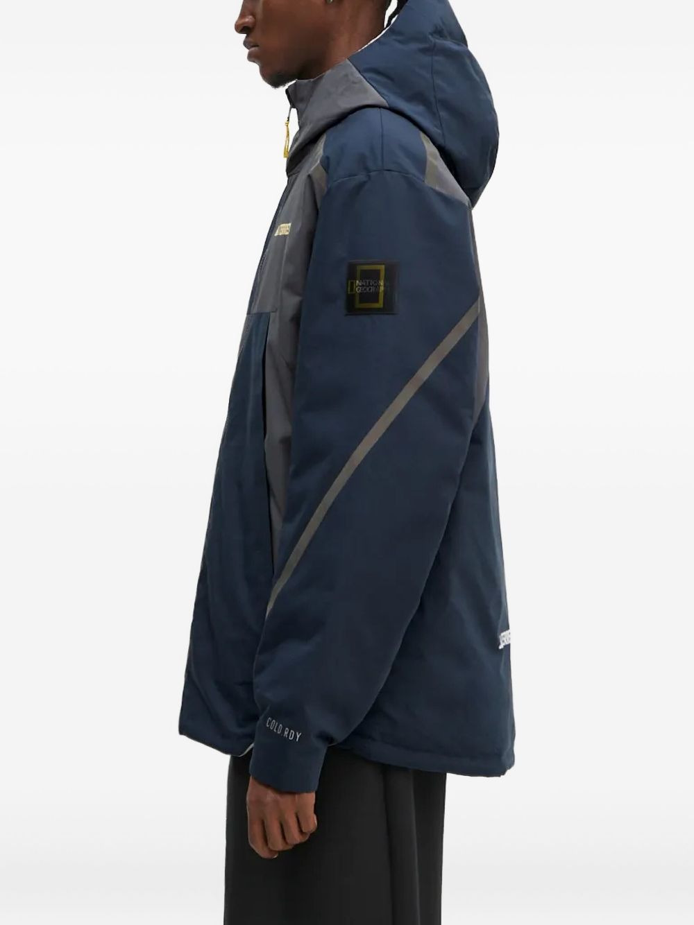 x National Geographic colour-block hooded jacket - 4