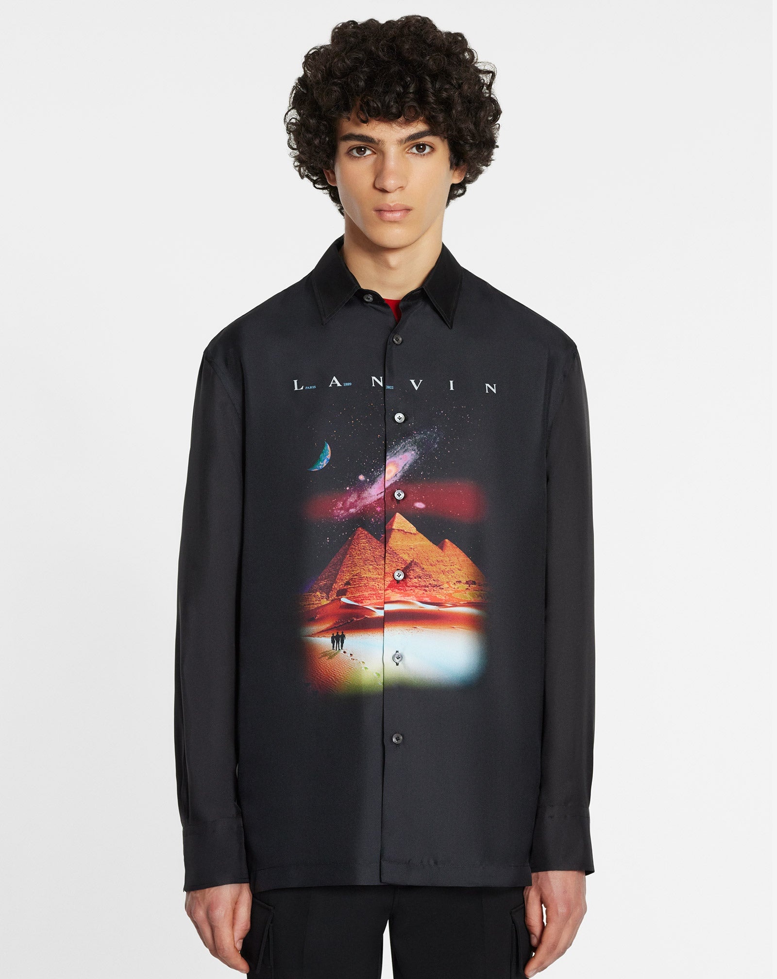 CASUAL SHIRT WITH SCI-FI PRINT - 3