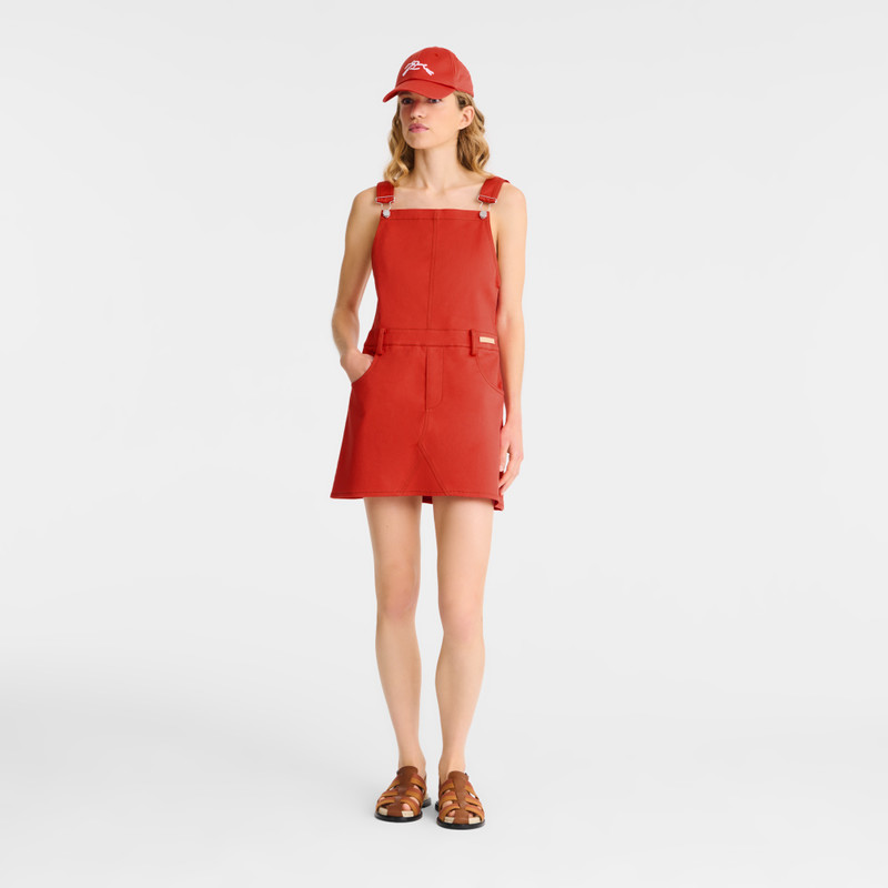 Longchamp Dress Tomato - Gabardine outlook