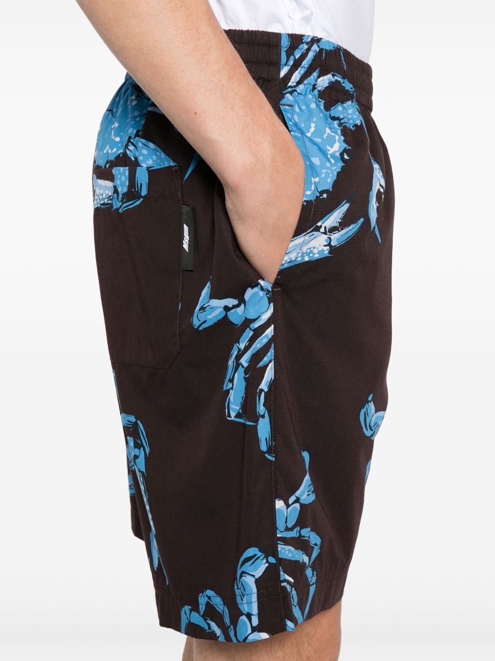 graphic-print shorts - 5