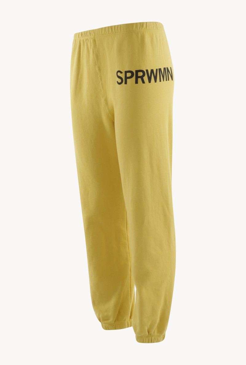 SPRWMN LIMONCELLO COTTON BIG LOGO SWEATPANTS outlook