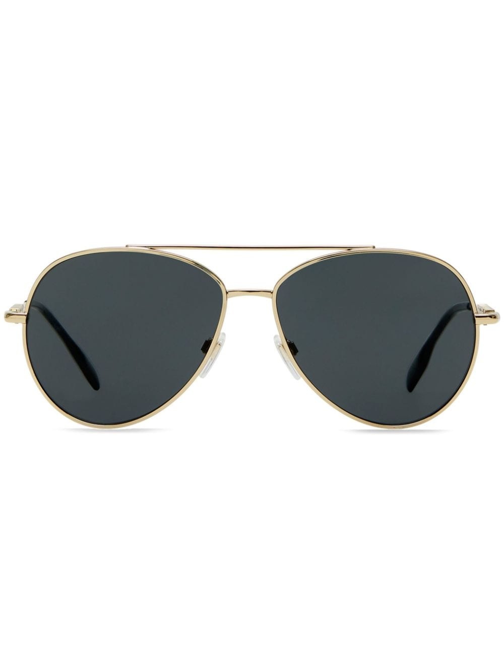pilot-frame logo-lettering sunglasses - 1