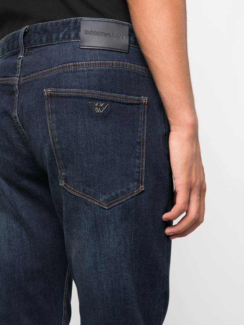 logo-plaque straight-leg jeans 5