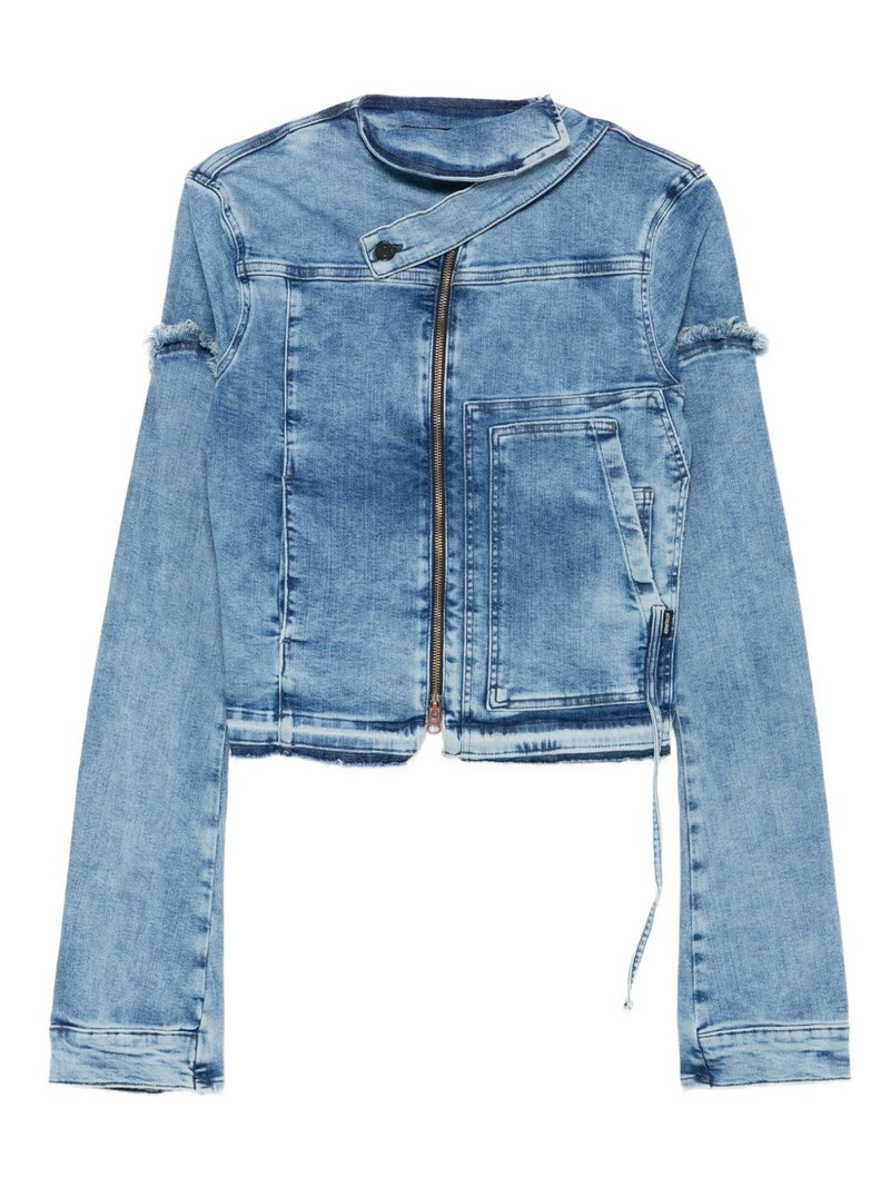 frayed denim jacket 1