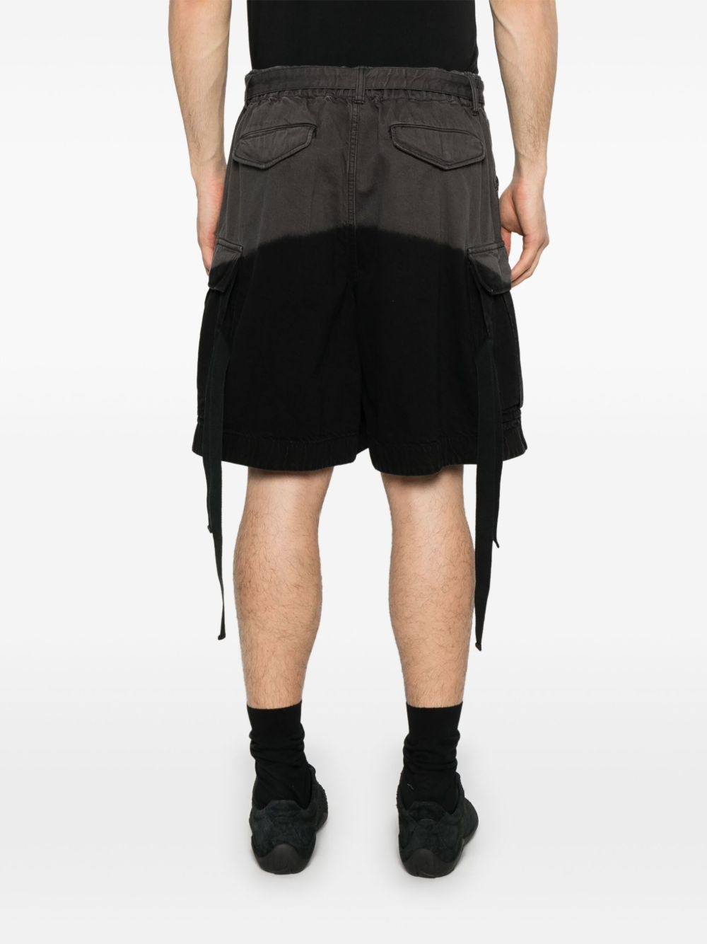 garment-dyed cargo shorts - 4