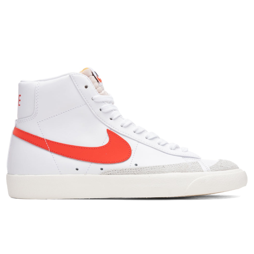 WOMEN'S BLAZER MID '77 - WHITE/HABANERO/SAIL - 1