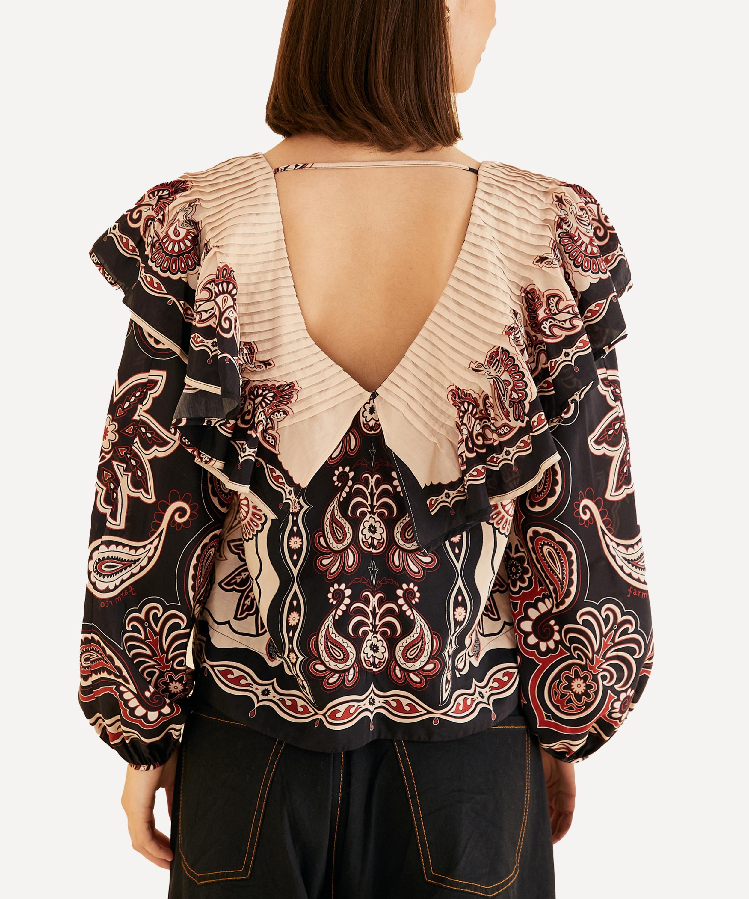 Sweet Mermaids Black and White Blouse - 3