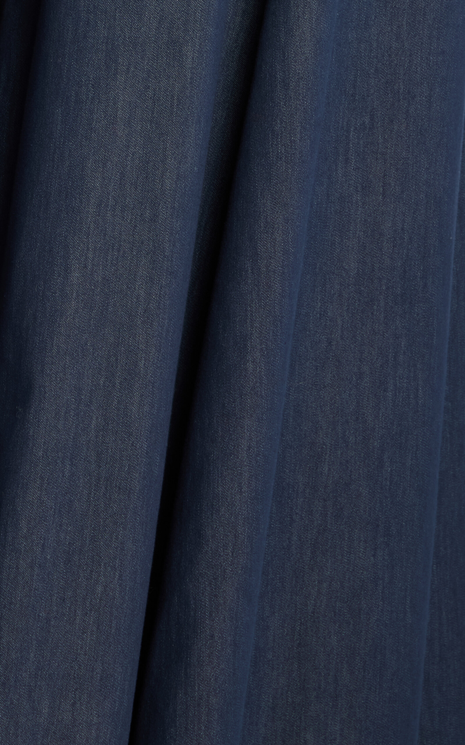 Cotton Chambray Palazzo Pants navy - 6