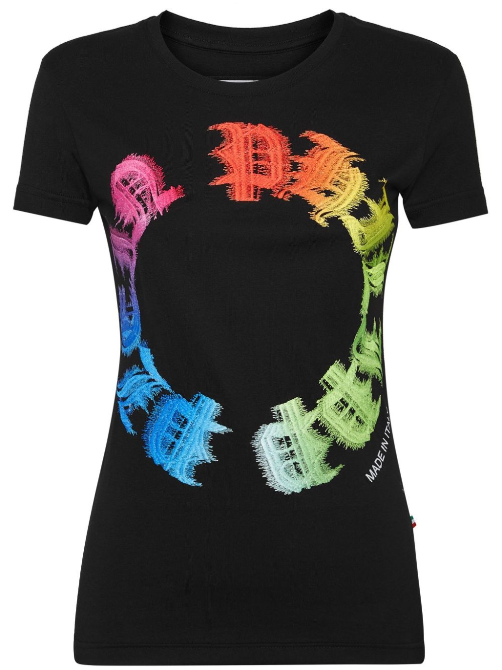 Rainbow Gothic Plein-print T-shirt - 1