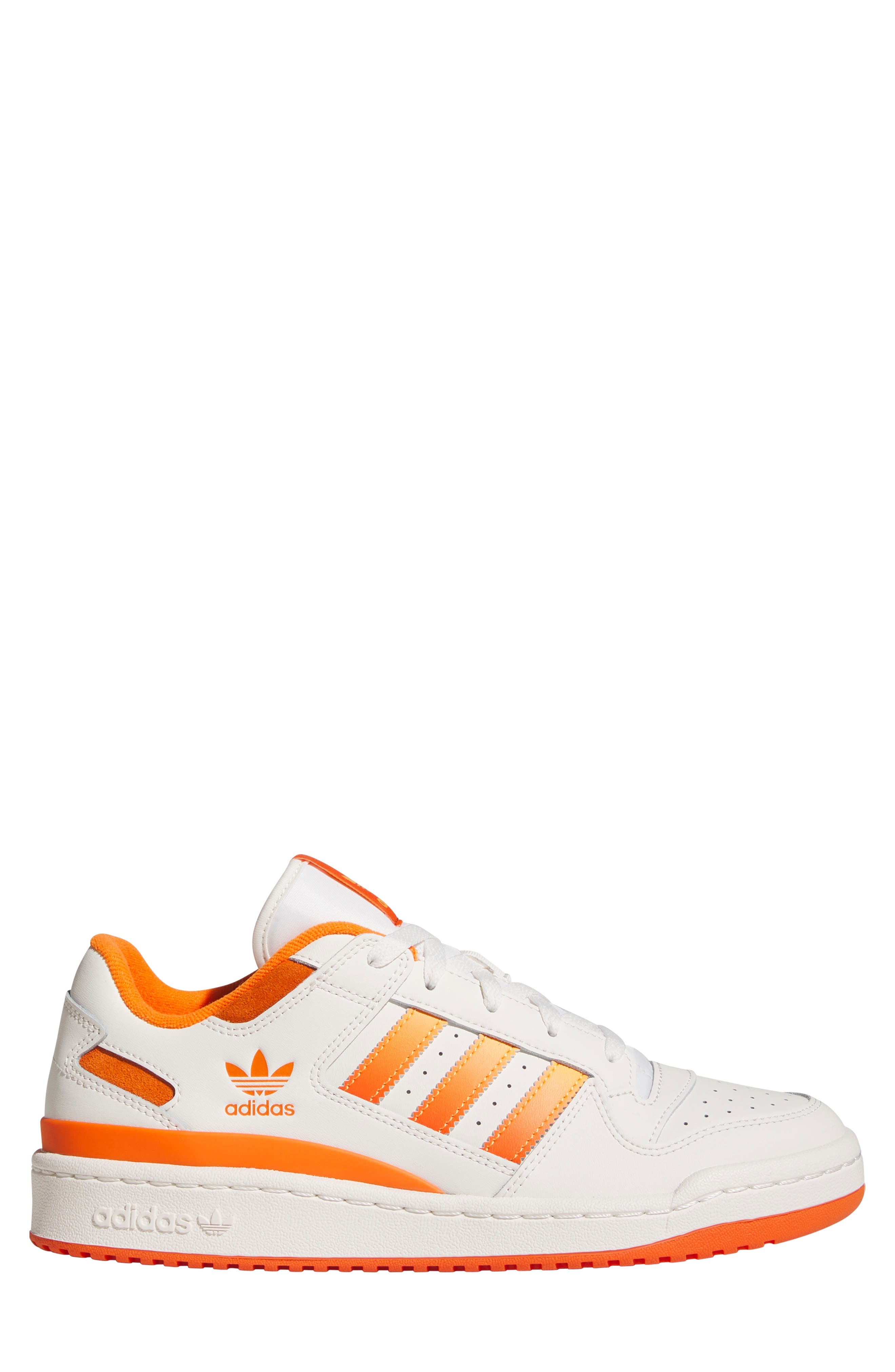 adidas Forum Low Basketball Sneaker in Cloud White/Real Gold/Orange at Nordstrom - 3