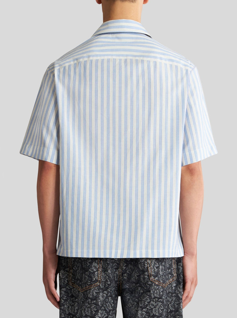 STRIPED BOWLING SHIRT WITH PEGASO 5