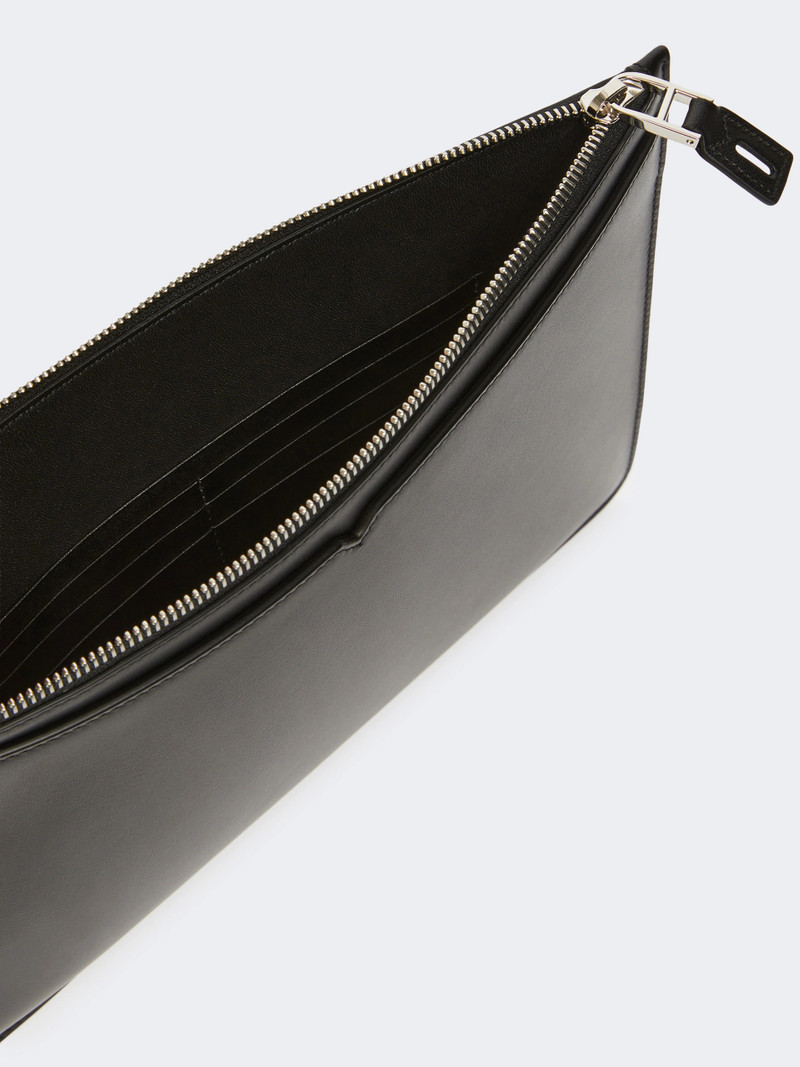 Max Mara Leather tablet sleeve - BLACK outlook