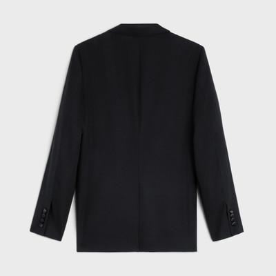 CELINE classic tux jacket in grain de poudre outlook