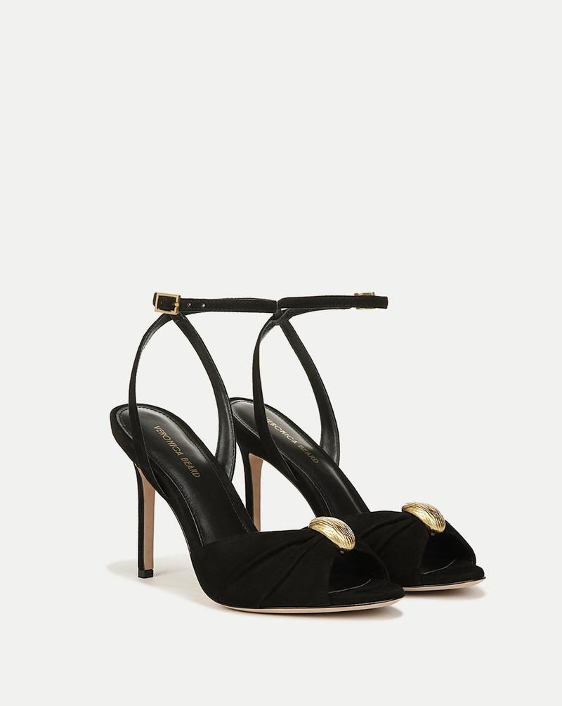 GENEVIEVE PEEP-TOE SUEDE SANDAL 2