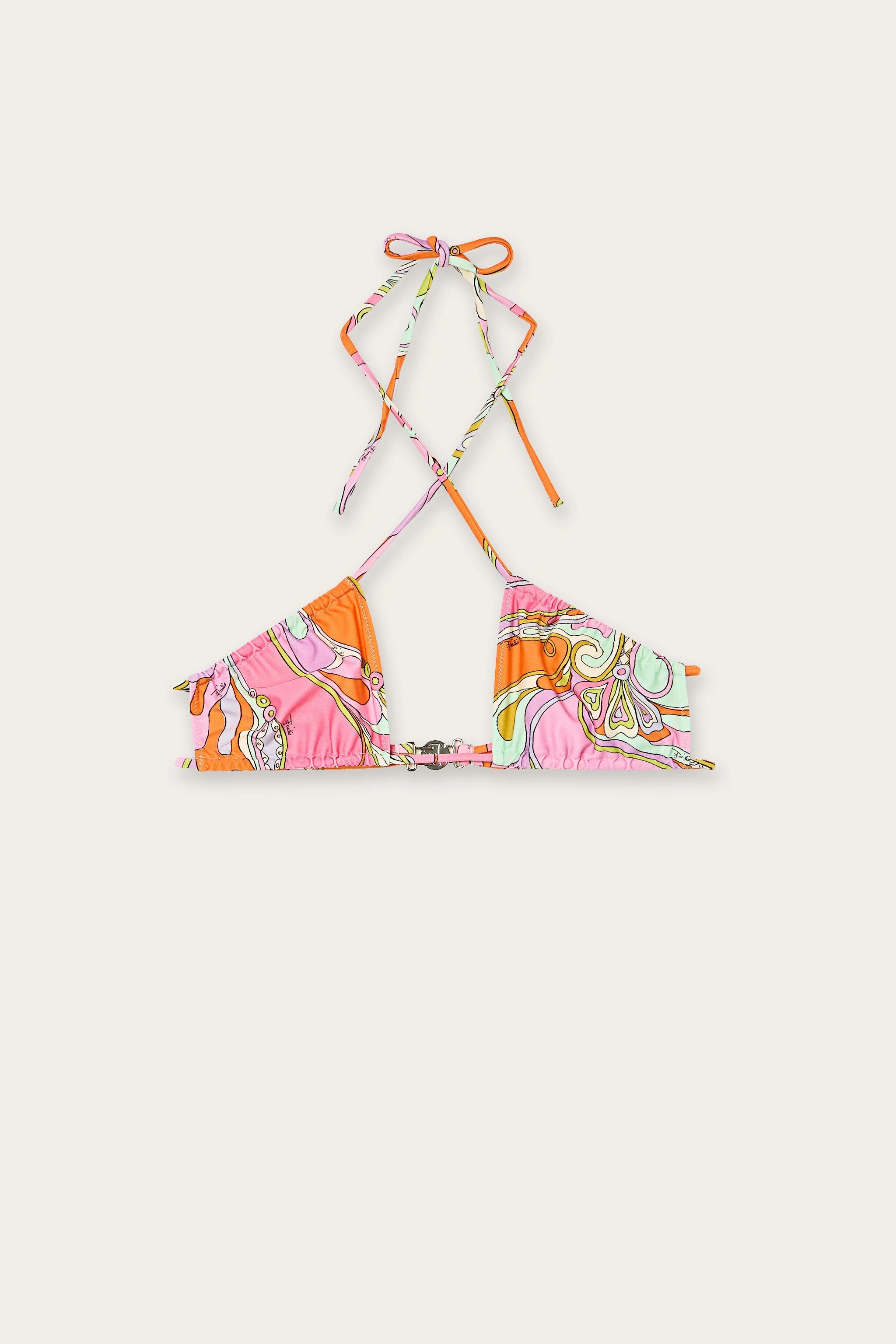 ORCHIDEE PRINT BIKINI TOP - 1