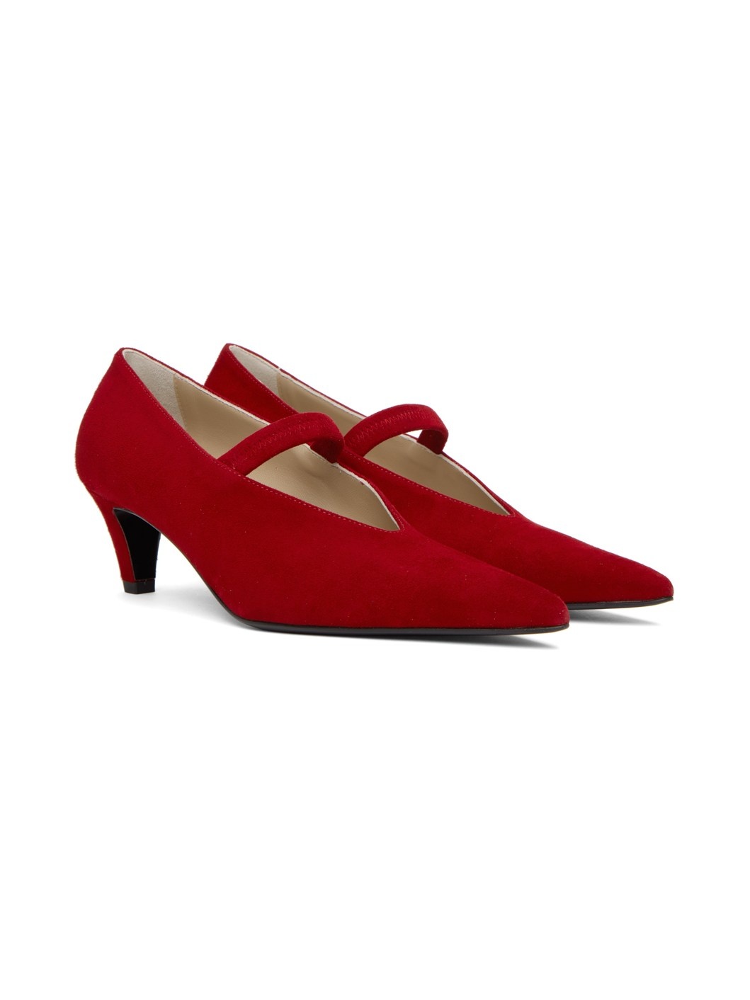 Red 'The Mary Jane' Pumps - 4