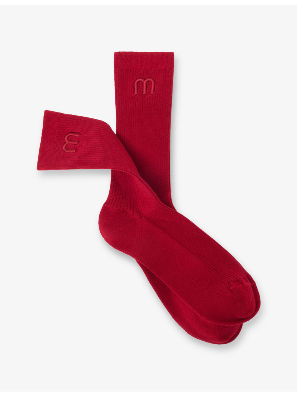 Logo-Embroidered Stretch-Cotton Ankle Socks - 2