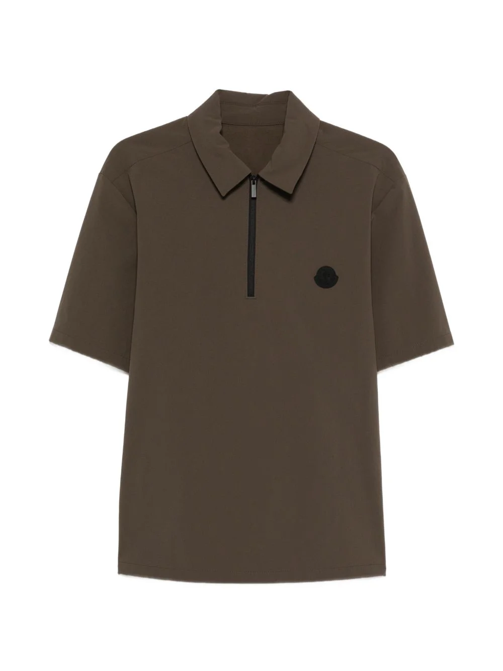 half-zip short-sleeve polo shirt - 1