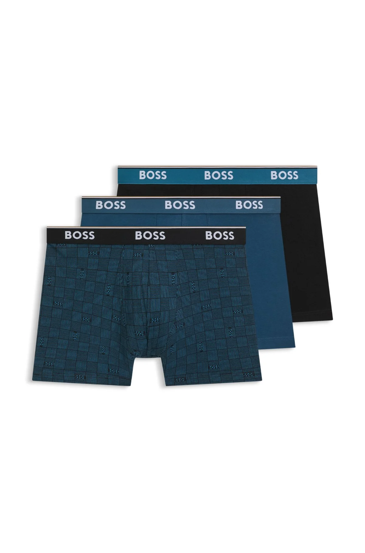 THREE-PACK OF STRETCH COTTON BOXER BRIEFS - 1