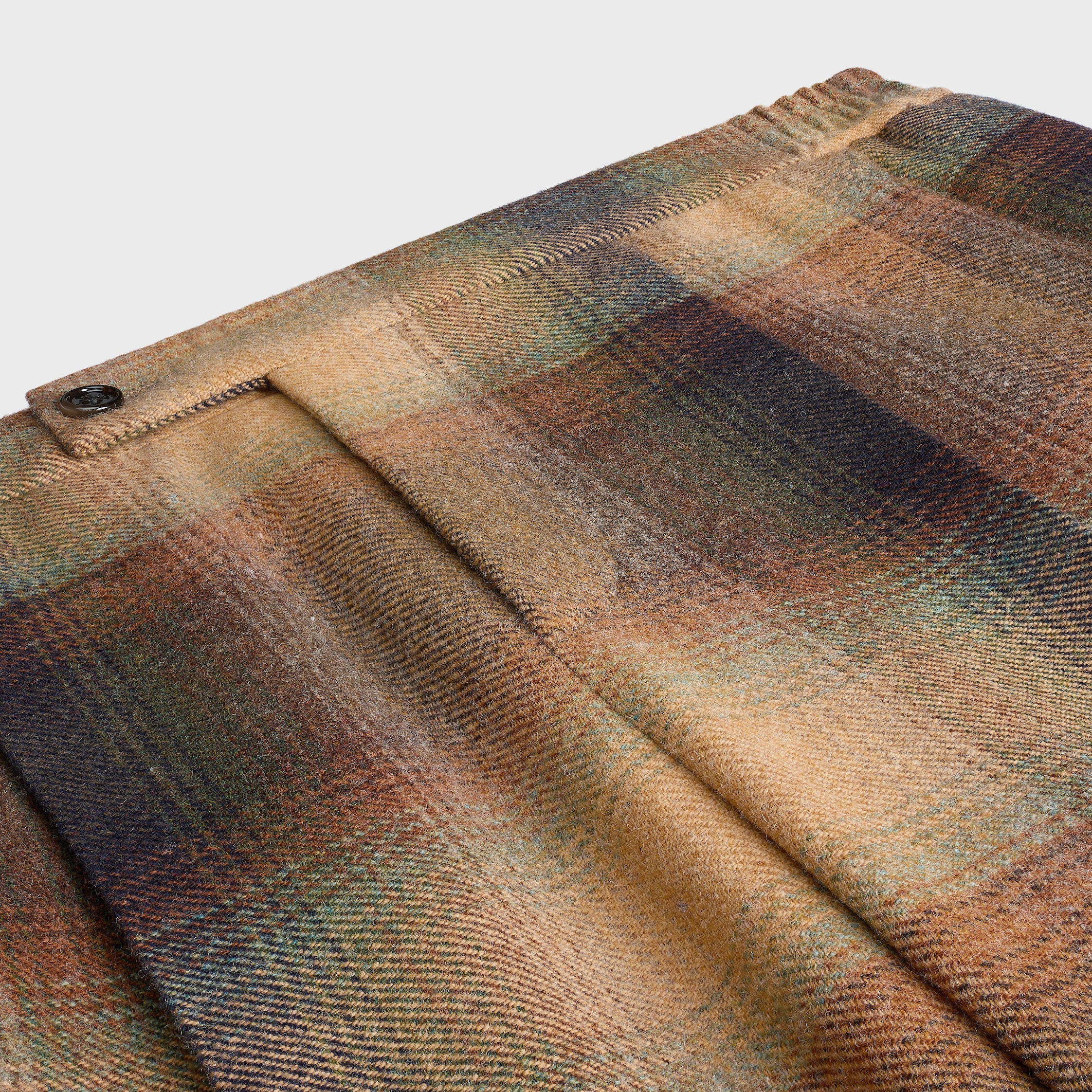 pyjama trousers  IN CHECKED WOOL - 3
