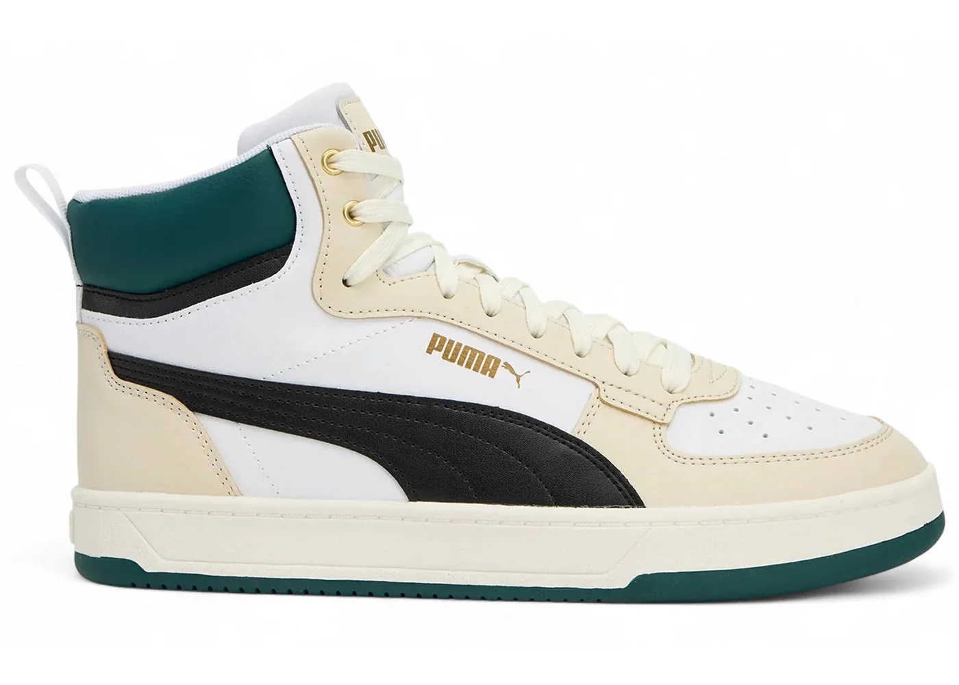 Puma Caven 2.0 Mid White Black Alpine Snow Warm White Gold - 1