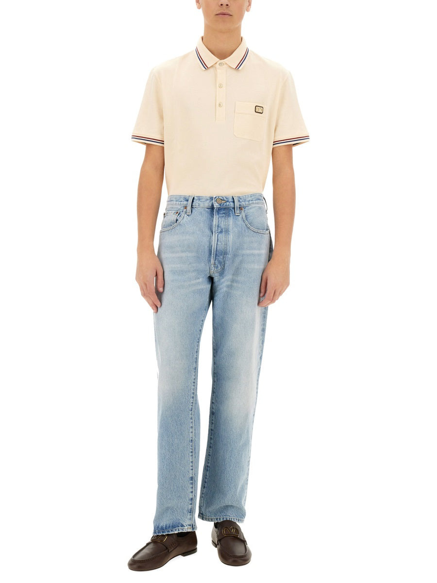 Valentino Men Denim Pants - 2