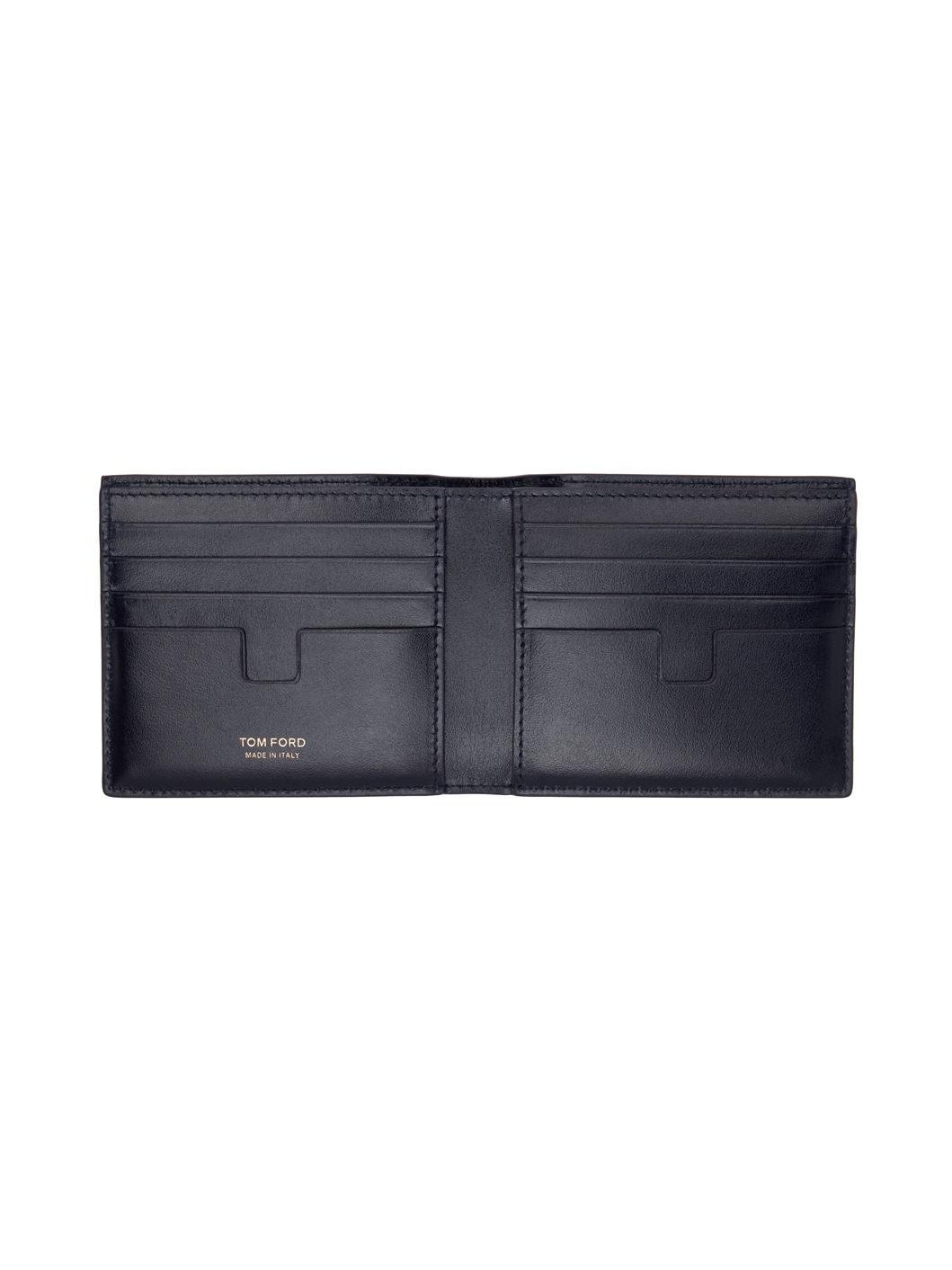 Blue Glossy Printed Croc Bifold Wallet - 3
