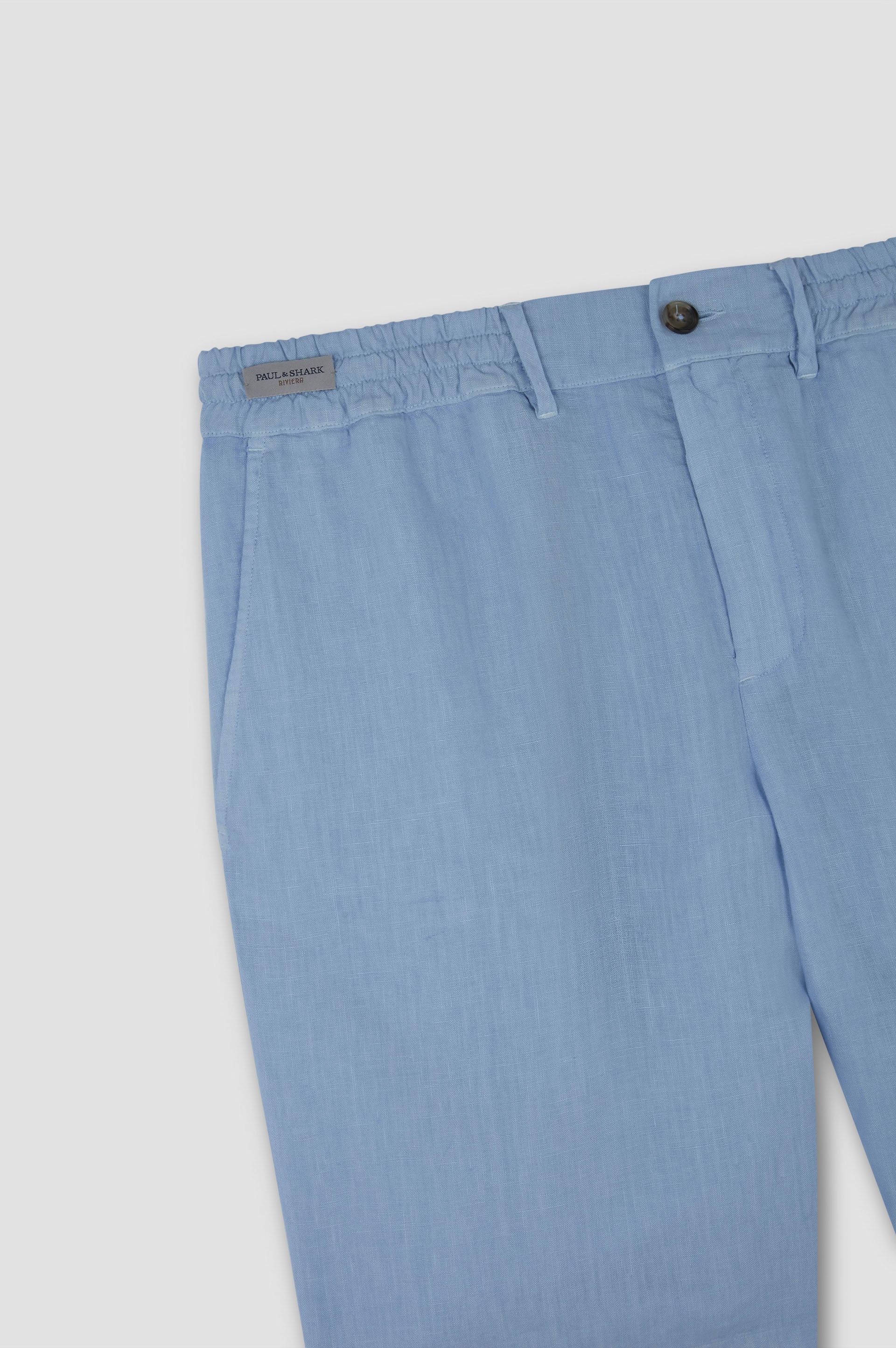 GARMENT-DYED LINEN BERMUDA - 5