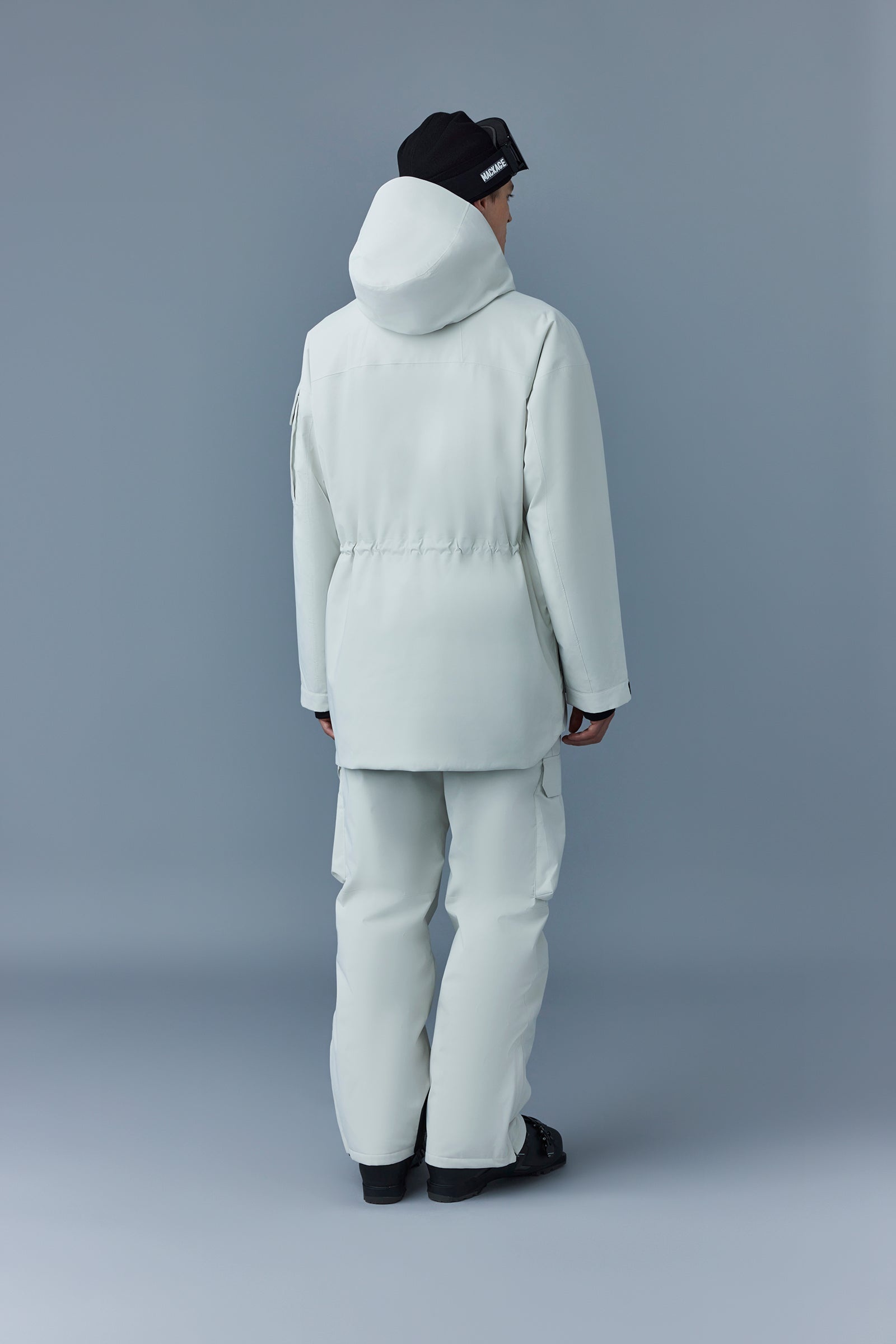 JEROME Long down ski jacket with hood - 4